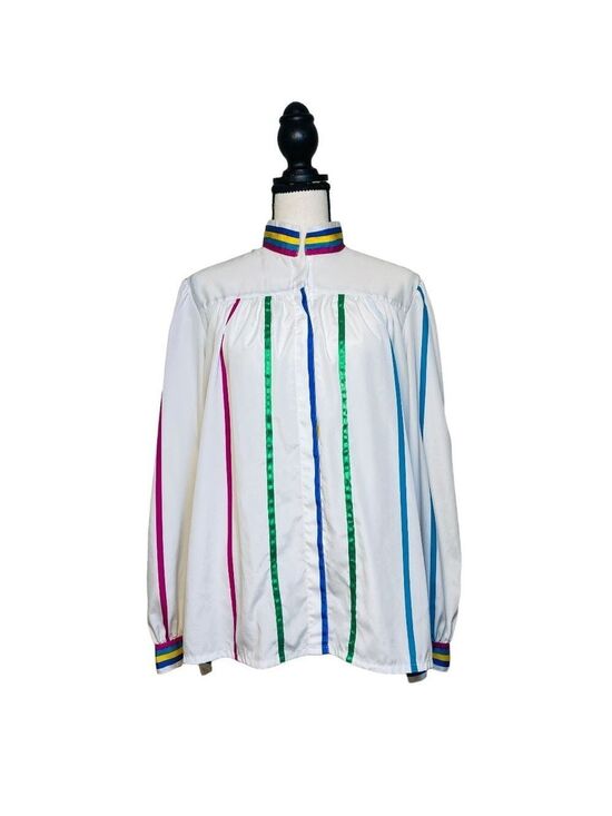NICOLA Tops - NICOLA stripe vintage blouse